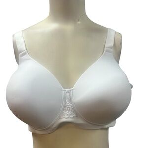 Vanity Fair, Woman Bra, White, Size 44C, Clasp Closure, Adjustable Straps.!